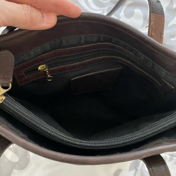 Vintage Coach Legacy Lunch Tote Shopper L8P-9077 Mahogany Leather - Picture 7 of 11